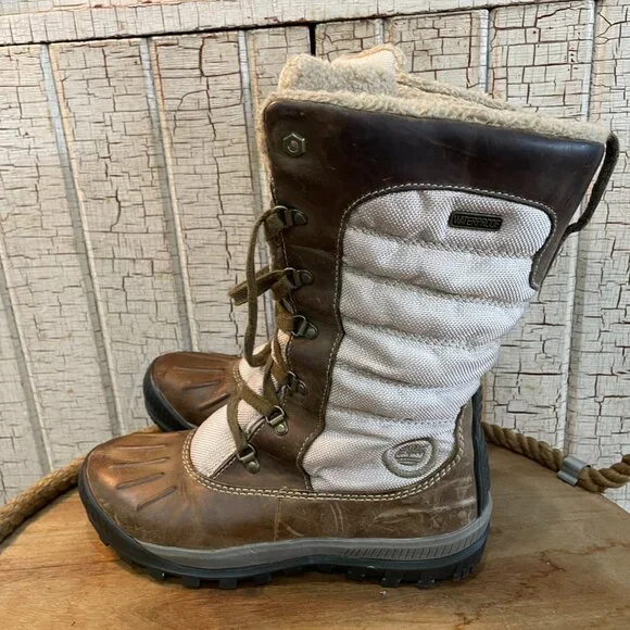 * SALE * Timberland Earthkeepers TimberDry Mount Holly Tall Lace Up Boots 8.5 - Picture 3 of 7